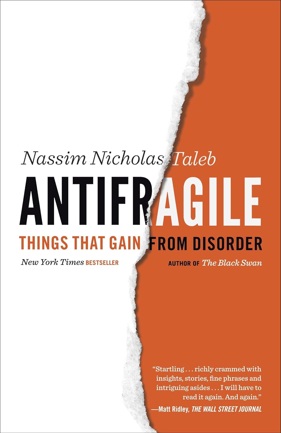Antifragile: Things That Gain from Disorder Book by Nassim Nicholas Taleb