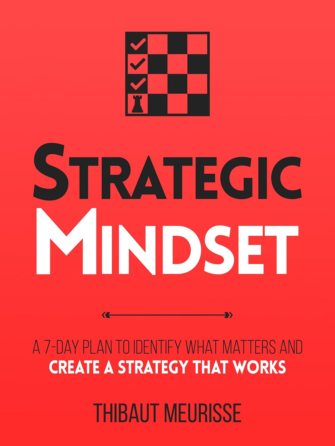 Strategic Mindset : A 7-Day Plan to Identify What Matters and Create a Strategy that Works by Thibaut Meurisse