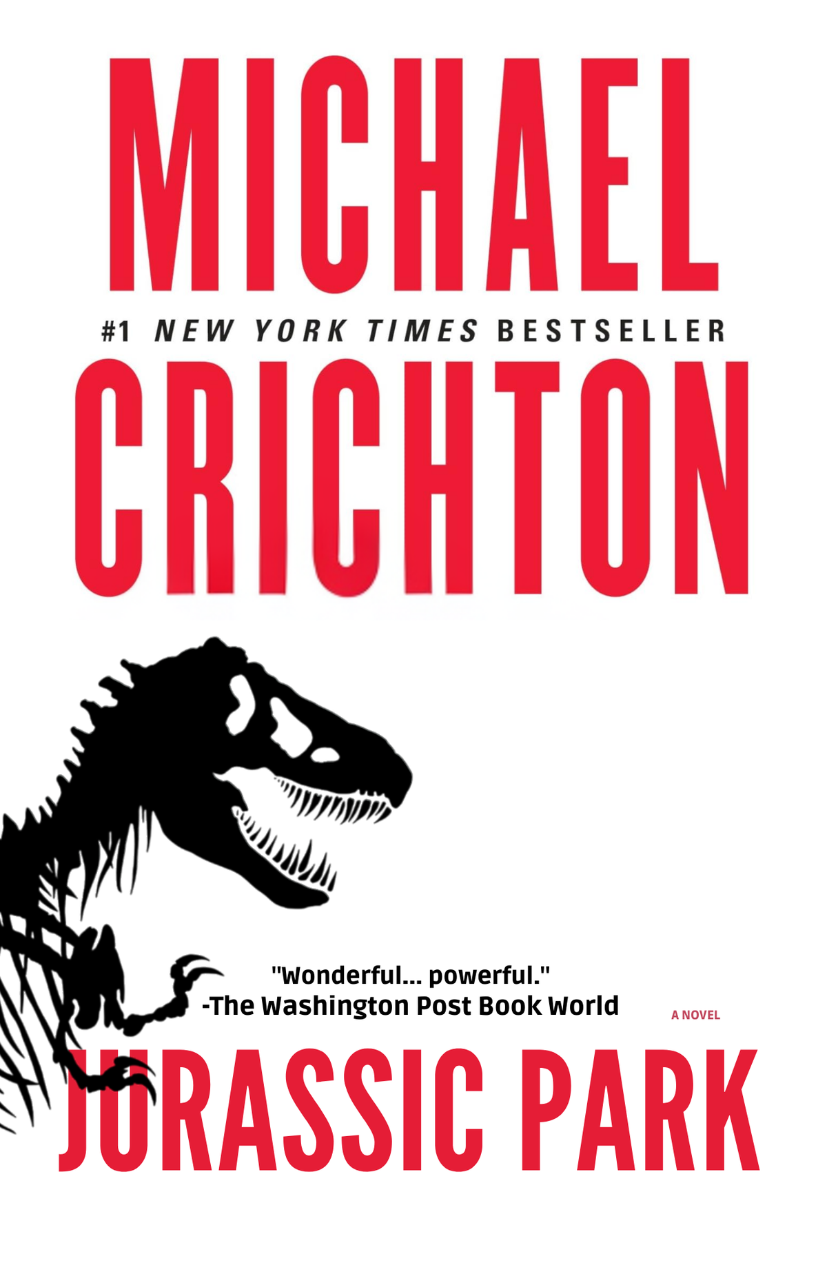 Jurassic Park Novel by Michael Crichton