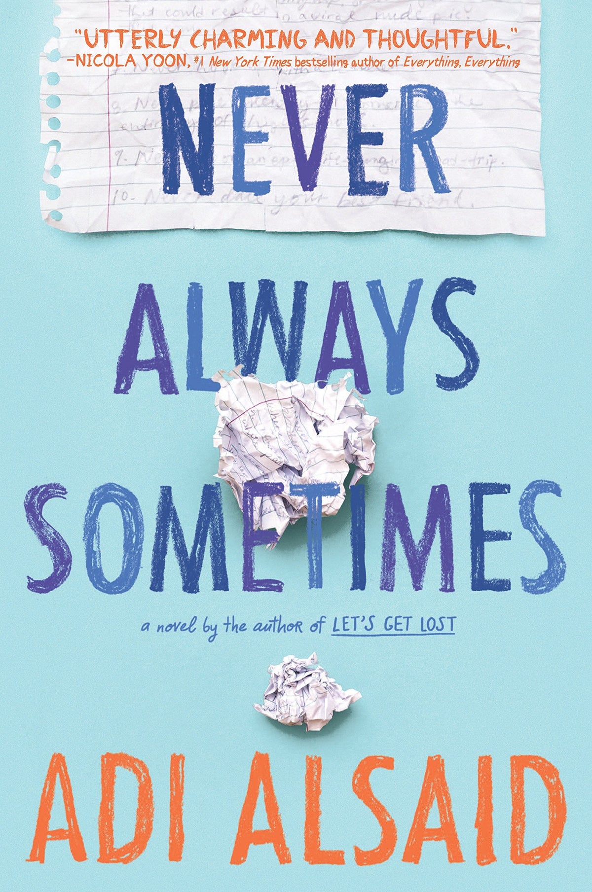 Never Always Sometimes Book by Adi Alsaid