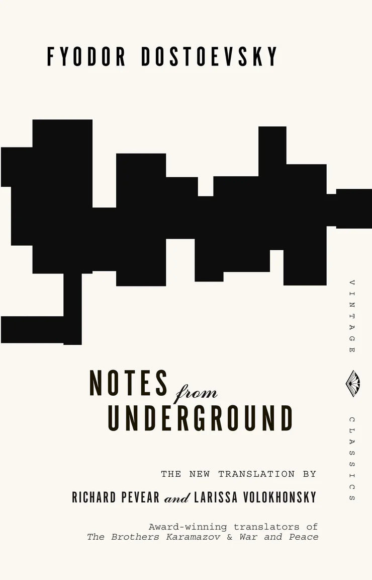 Notes from Underground Novel by Fyodor Dostoevsky